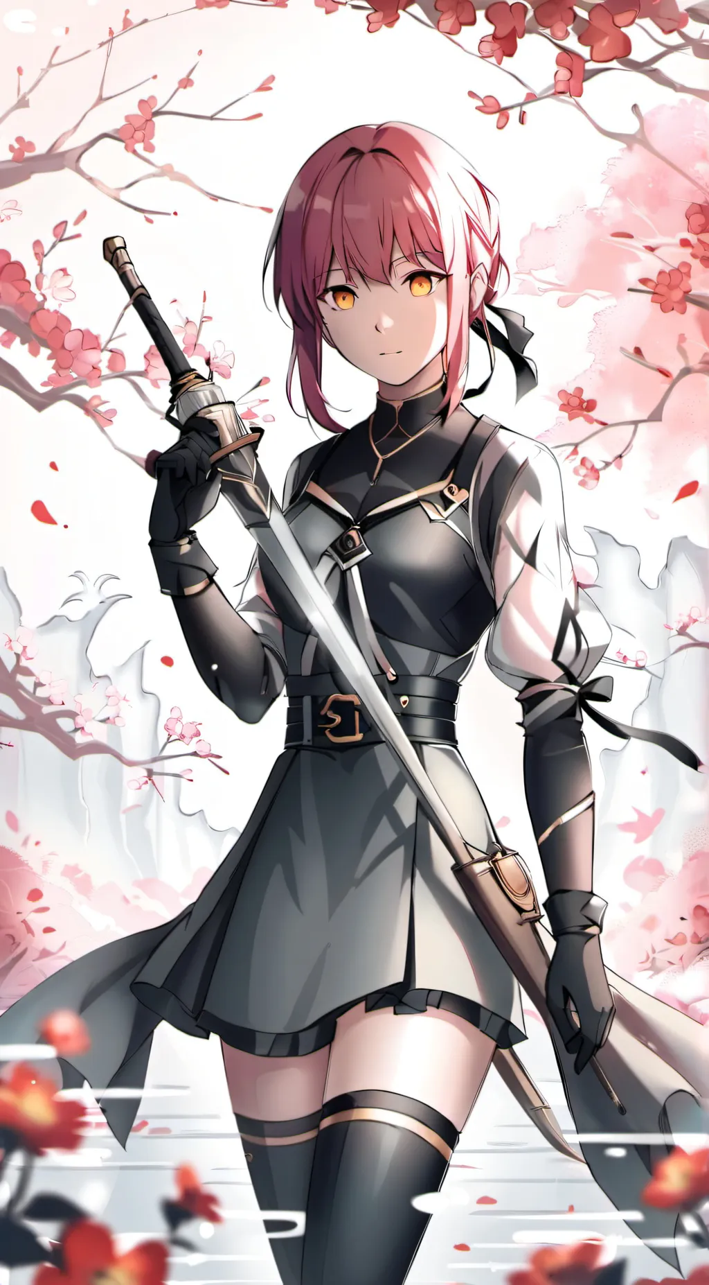 ai character: makima  background