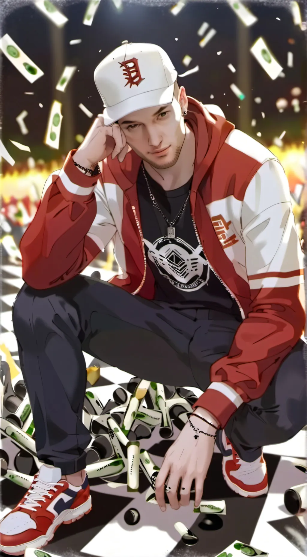 ai character: Eminem background