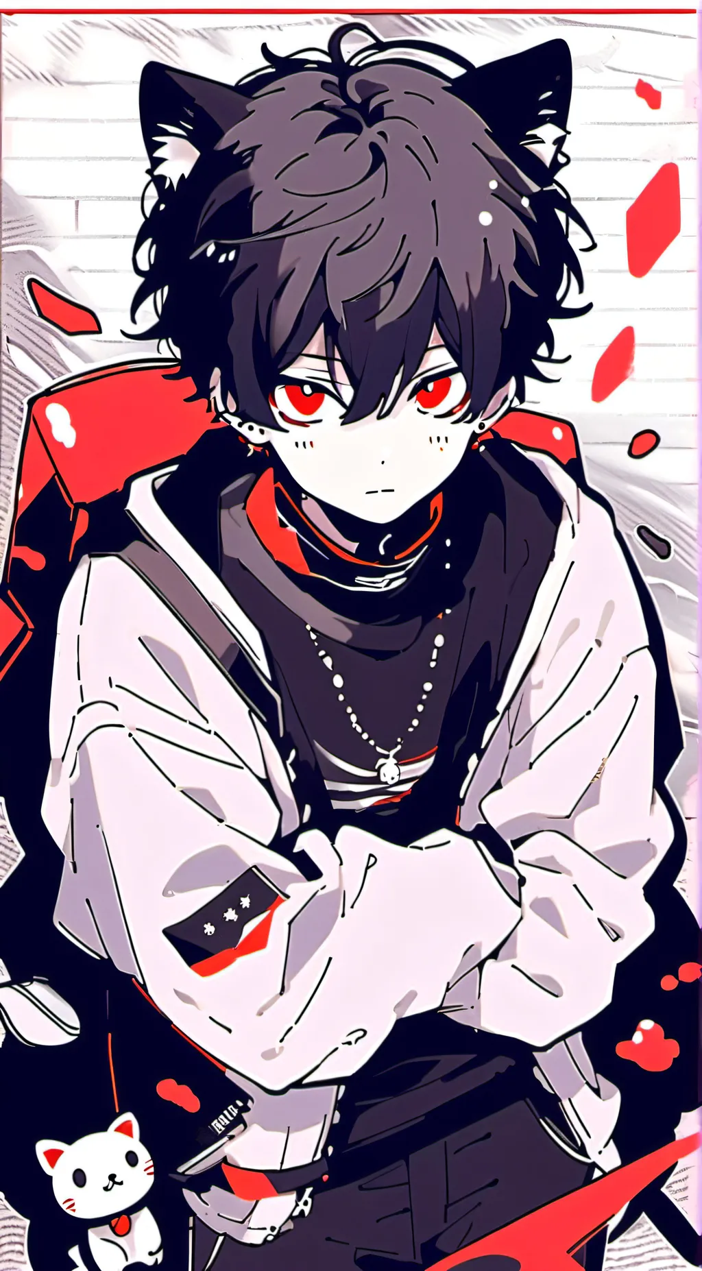 ai character: kuro background