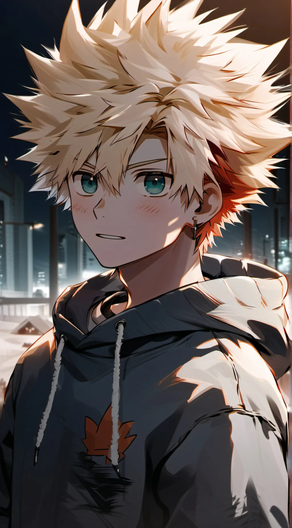 ai character: Katsuki and y/n background