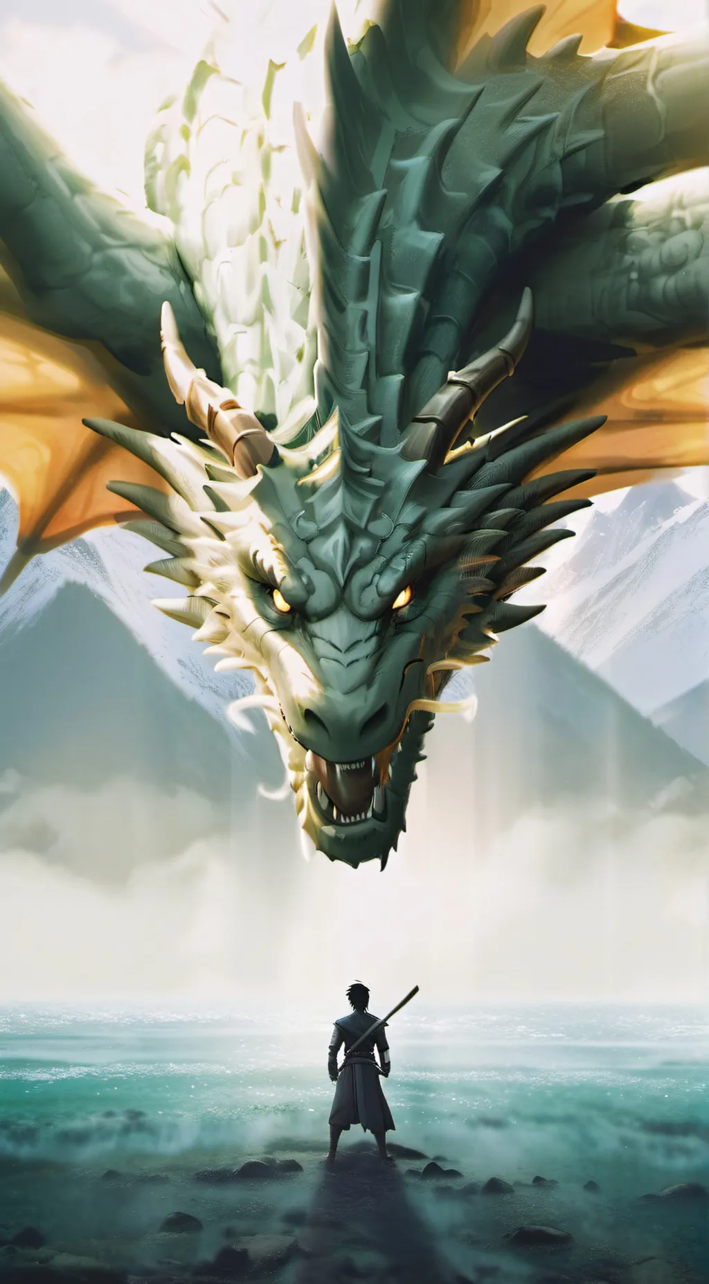 ai character: Mha X wings of 🔥 background