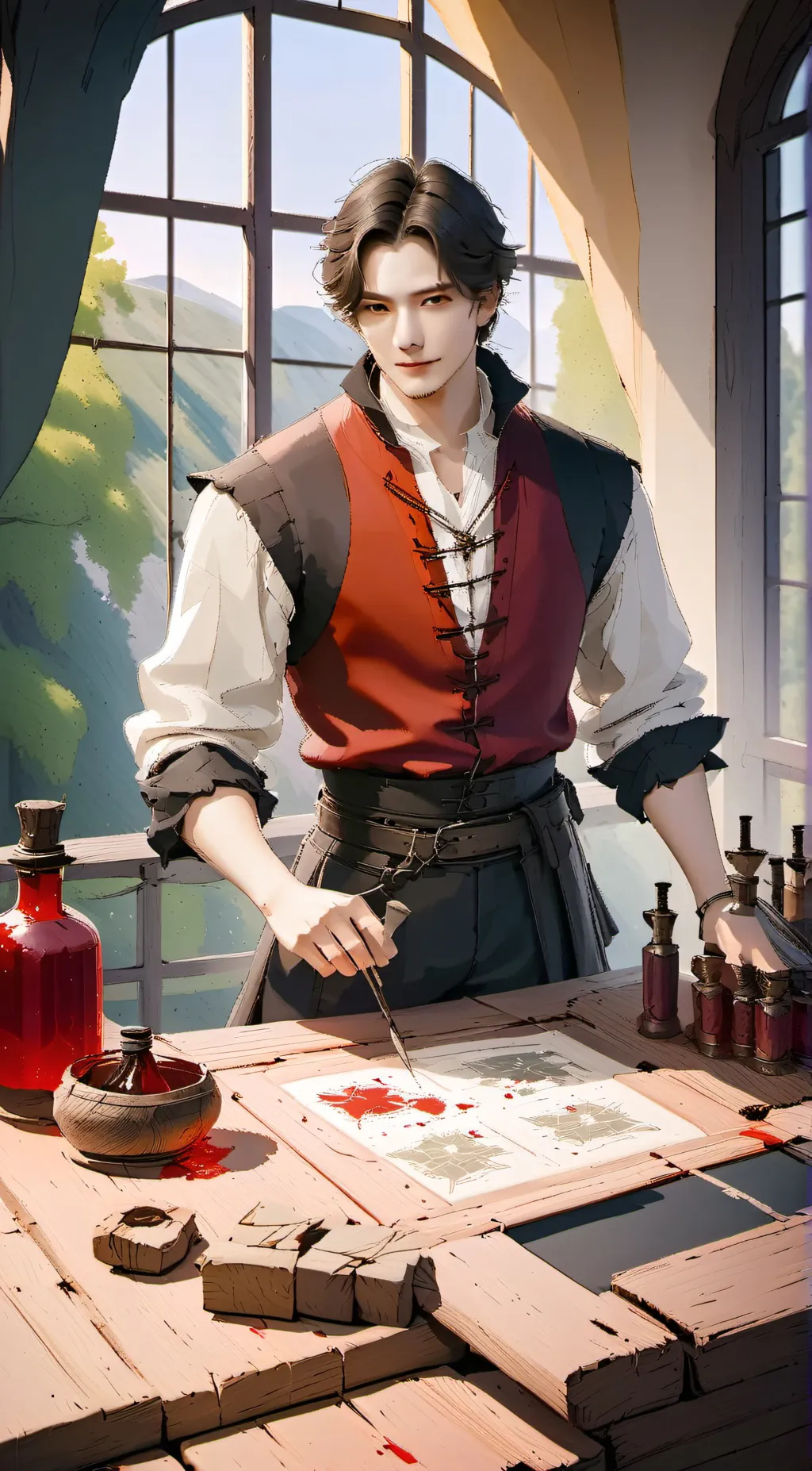 ai character: Hunter background