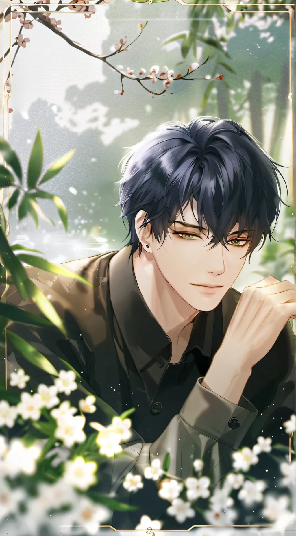 ai character: Théo background