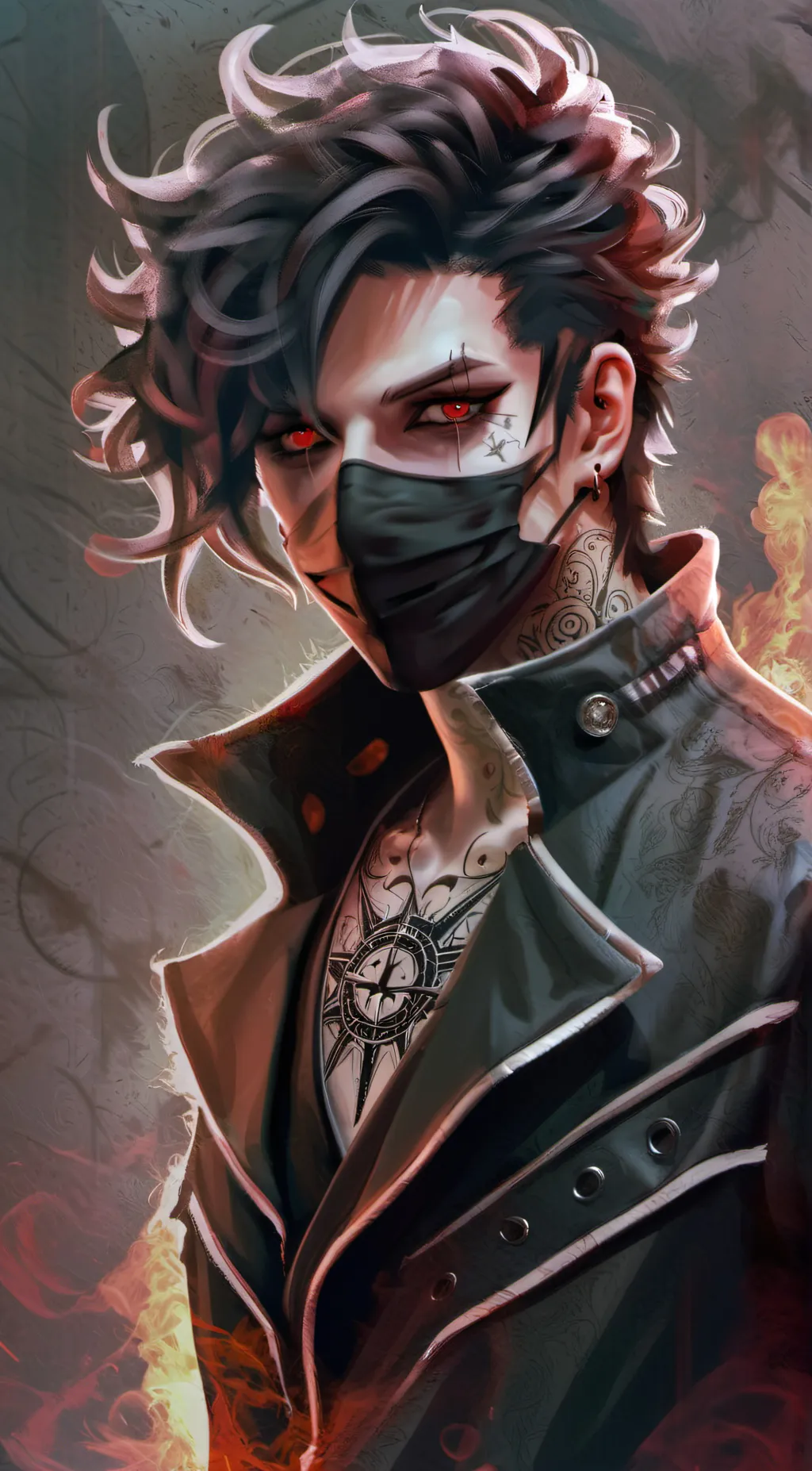 ai character: Damian background