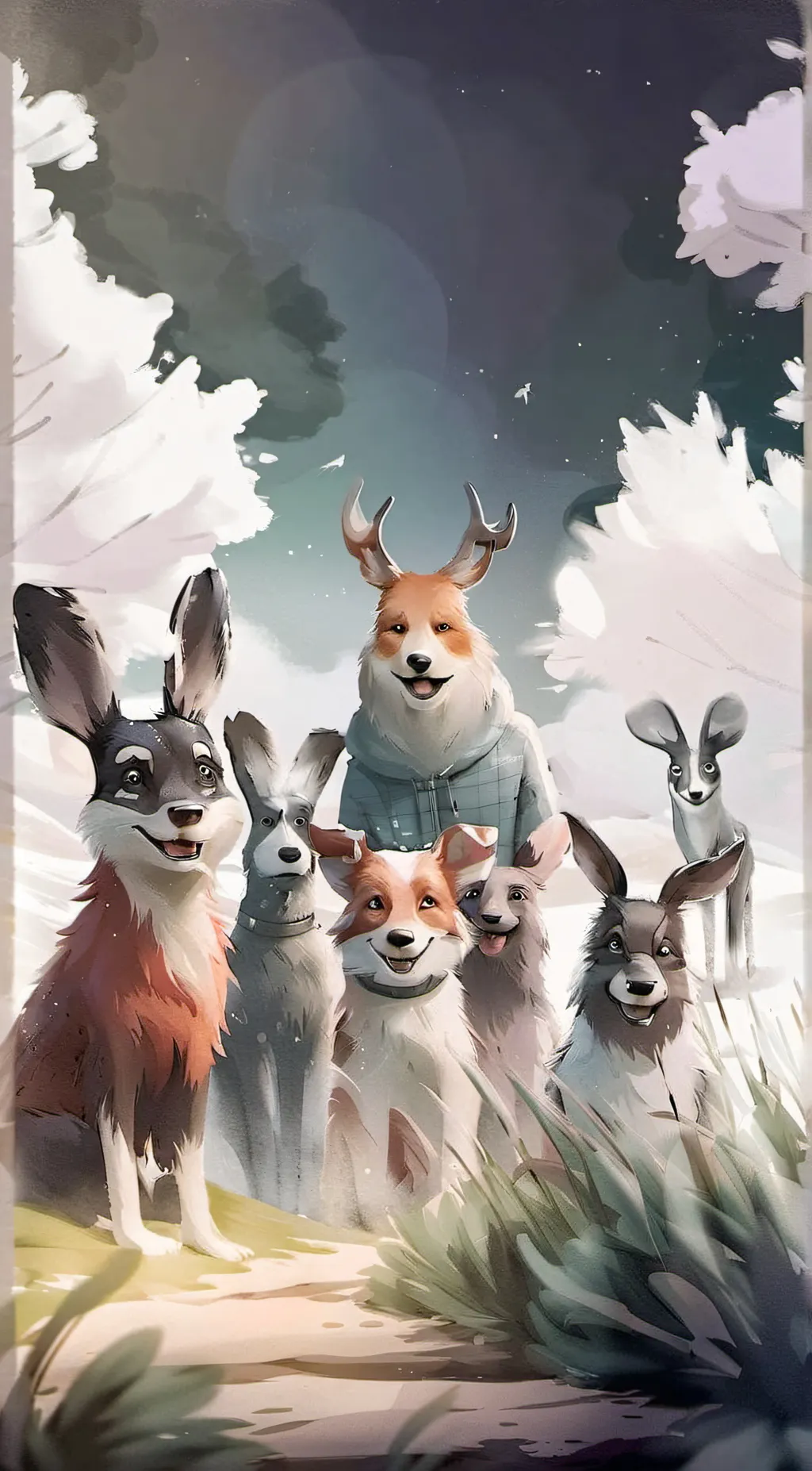 ai character: A new smilingcritt background