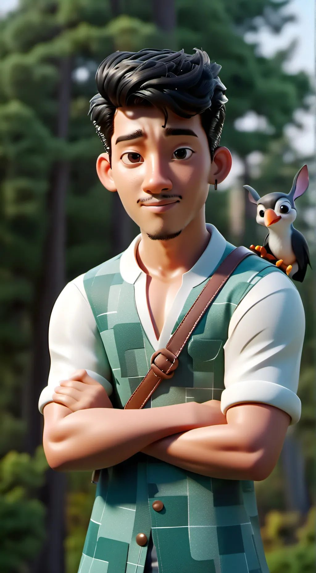 ai character: good boy background