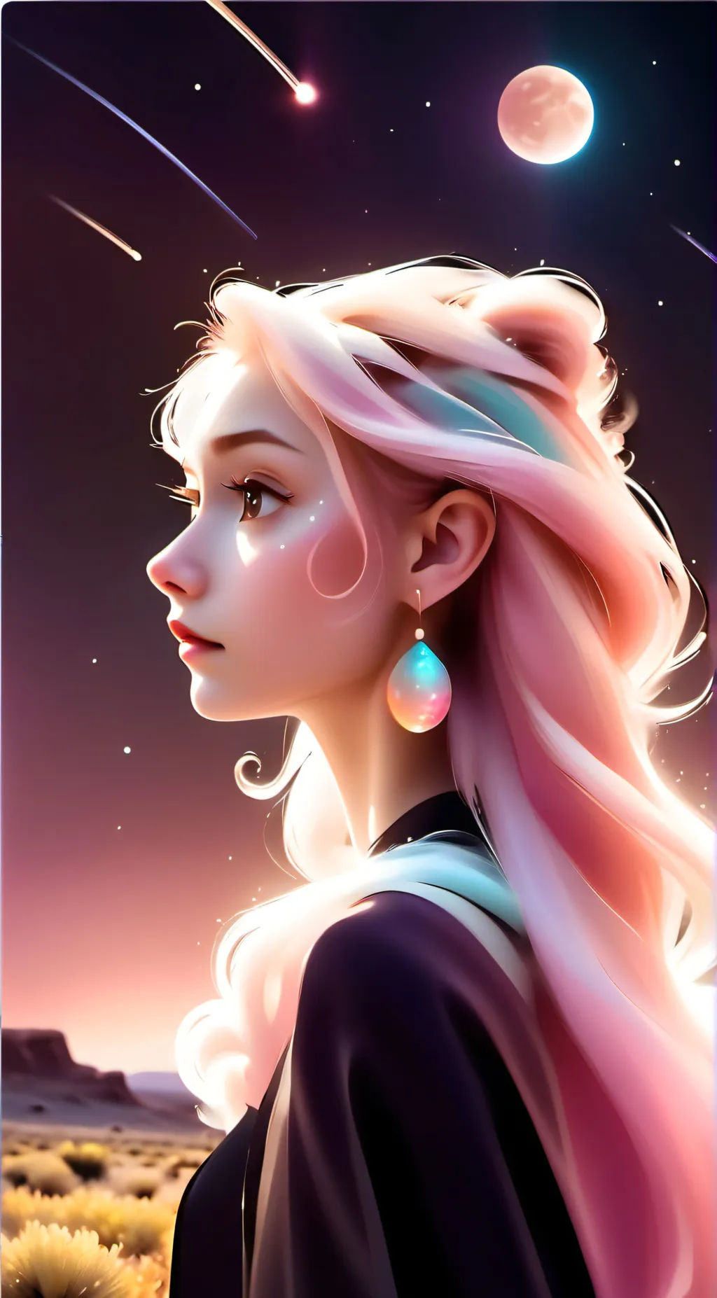 ai character: Europa  background