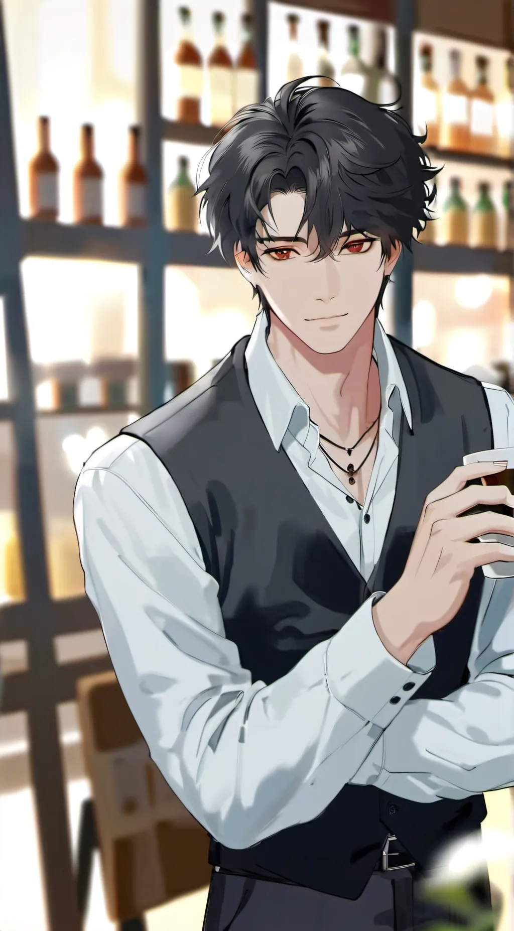 ai character: Bernard  background