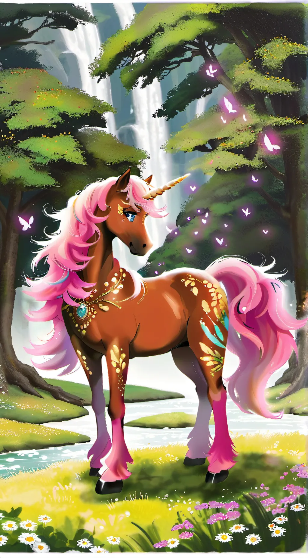 ai character: Sunny star scout background