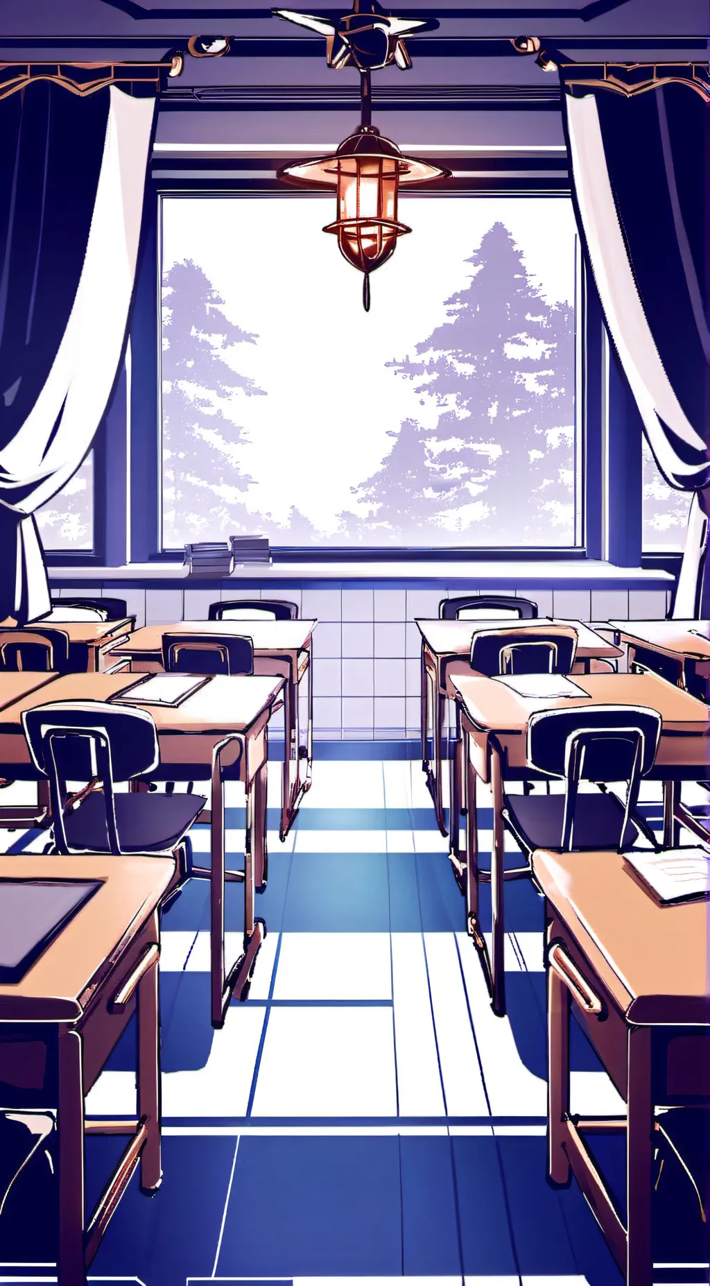ai character: Your new school background