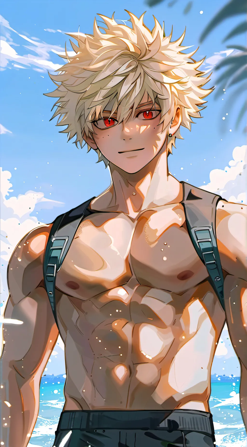ai character: Bakugo  background
