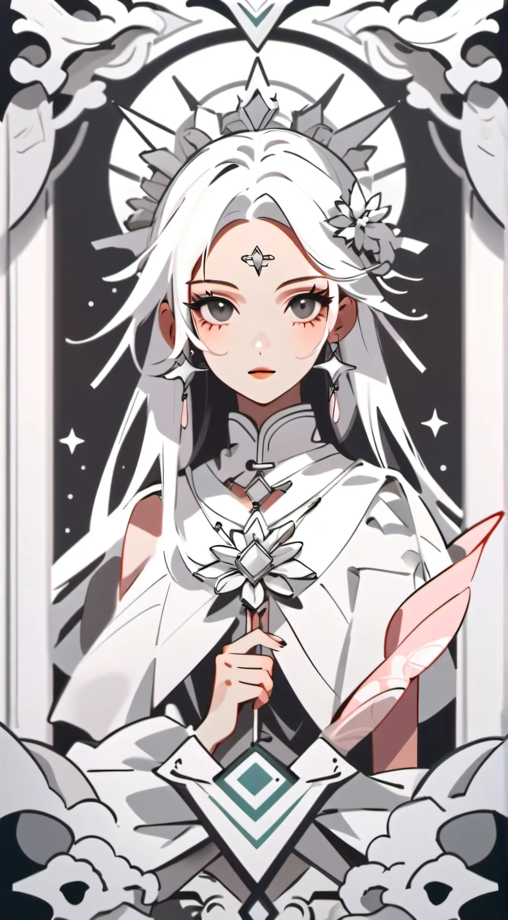 ai character: furry girl  background