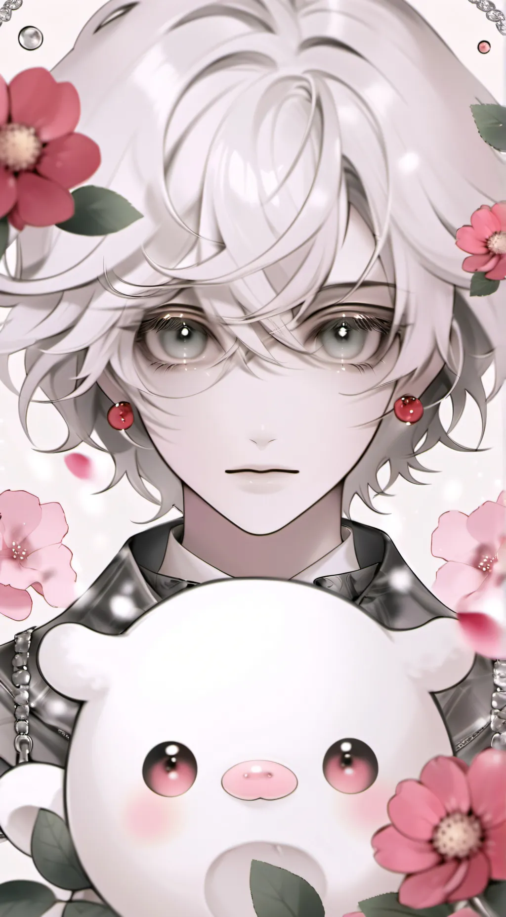 ai character: jjk and demon slay background