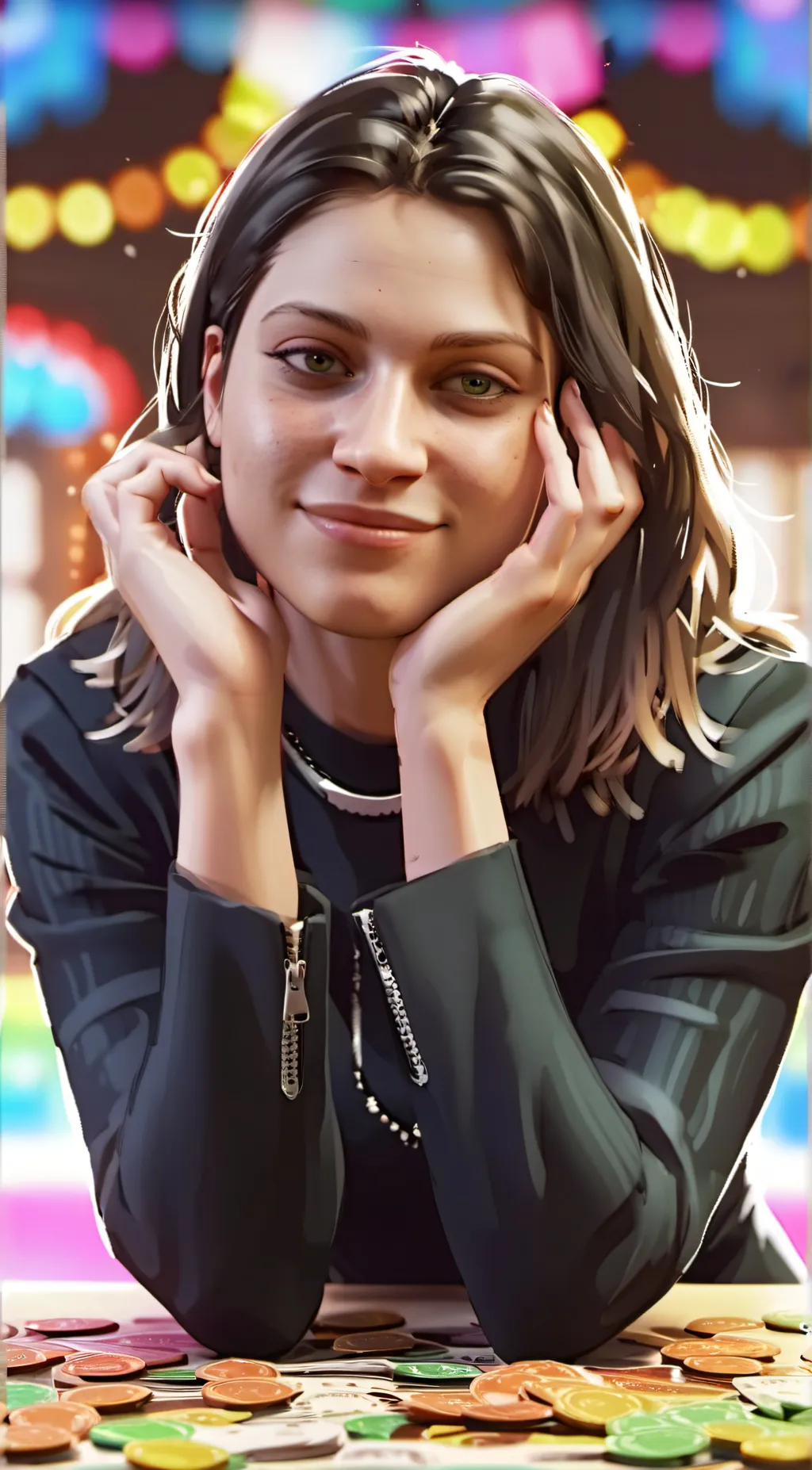 ai character: Lilly background