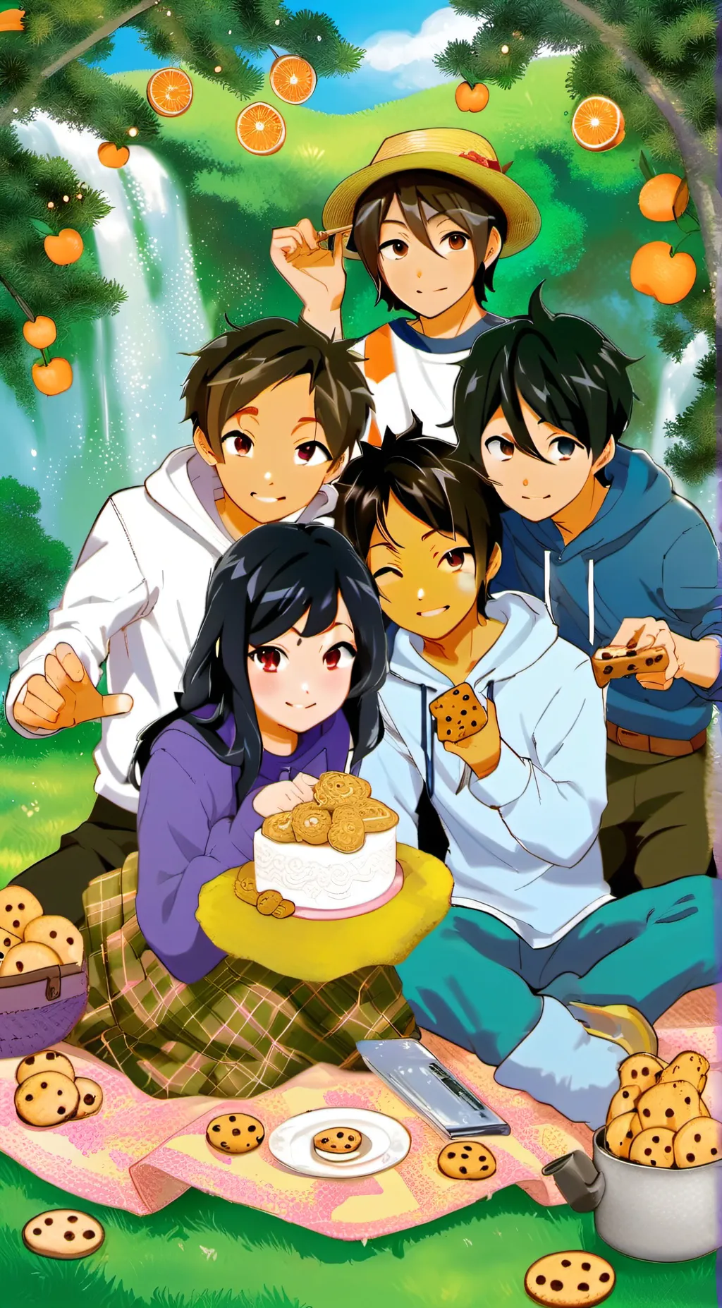 ai character: aphmau crew! background