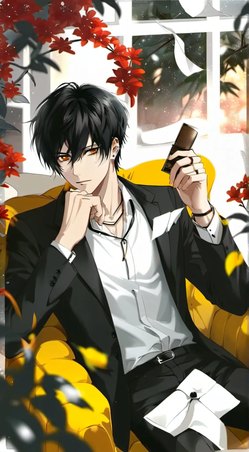 ai character: CEO hes names Kaid background
