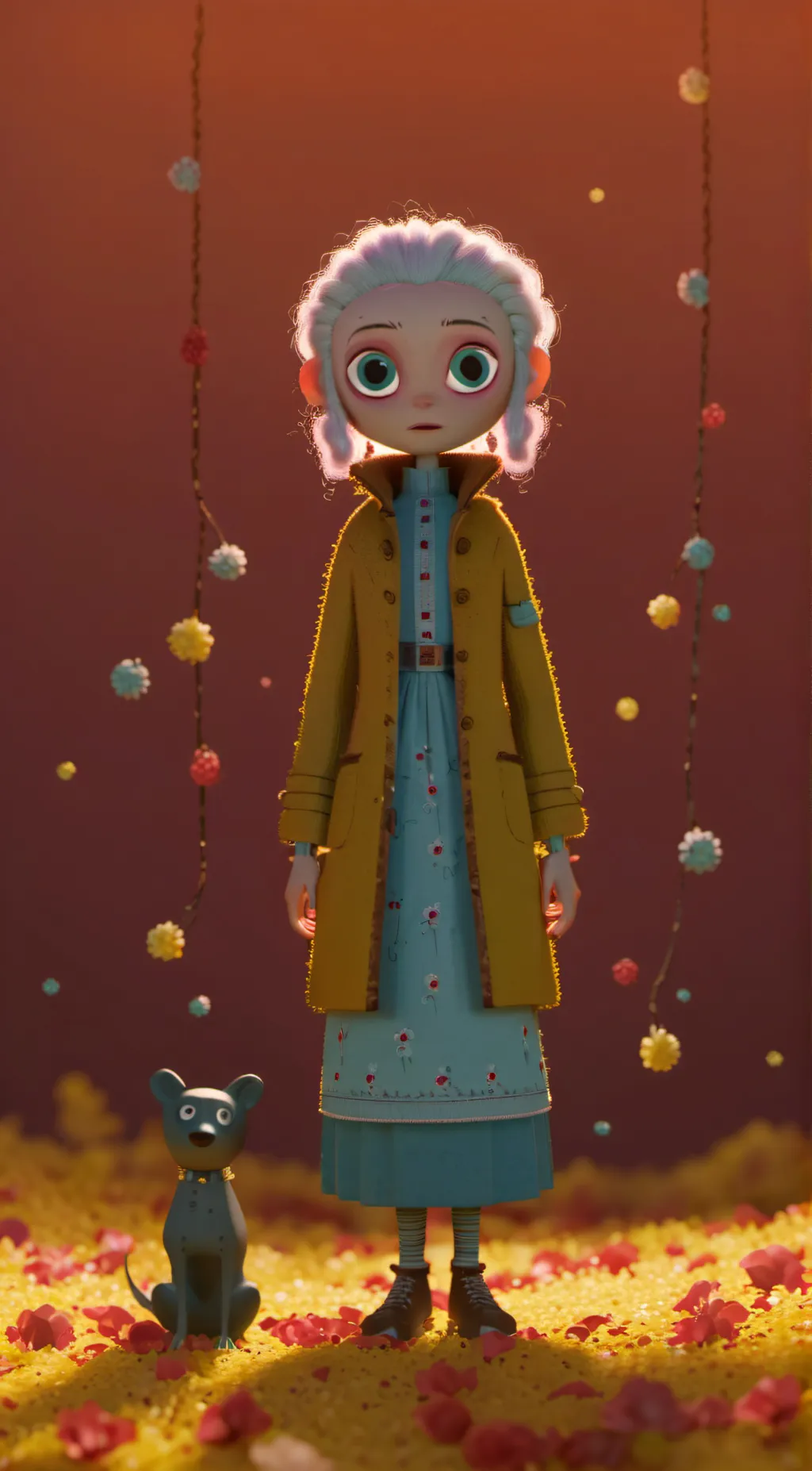 ai character: leonardo background