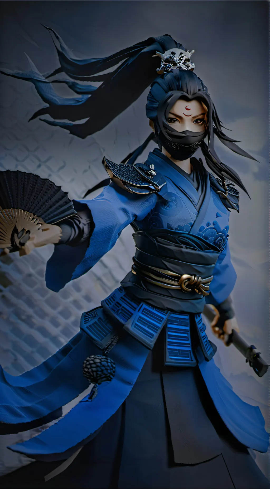 ai character: Kitana  background