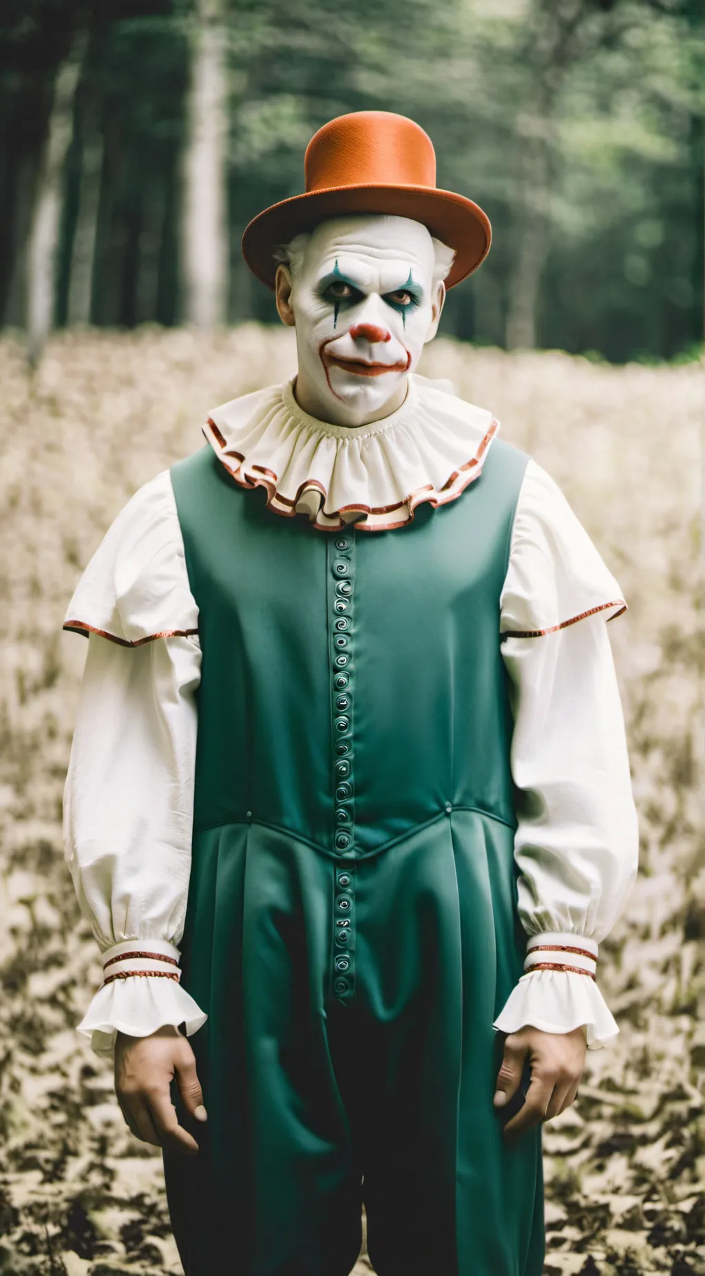 ai character: killer clown background