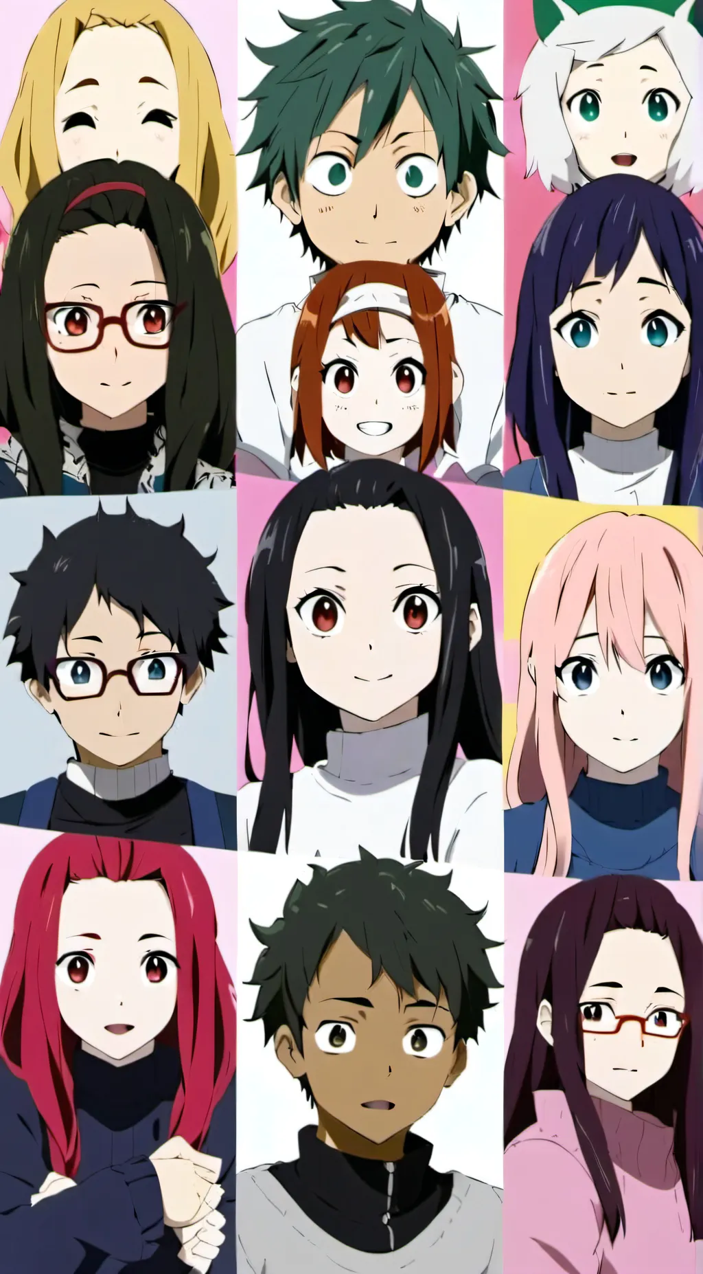 ai character: Class 1-A (mha) background
