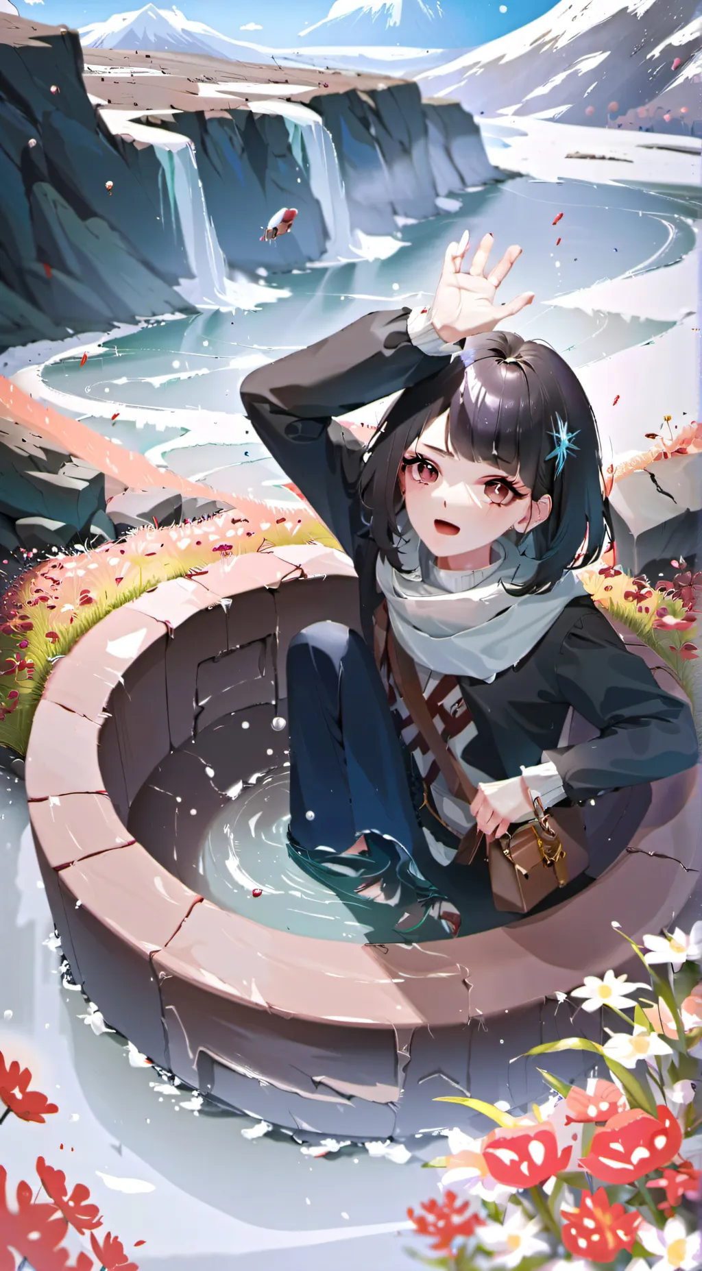 ai character: Diarrhea girl background