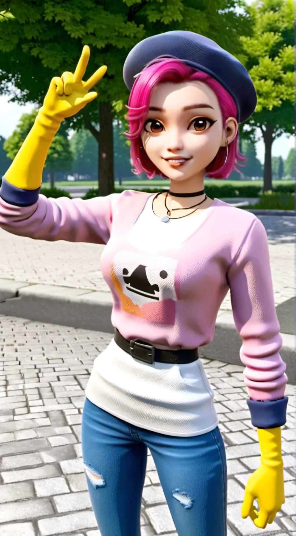 ai character: Jessica  background