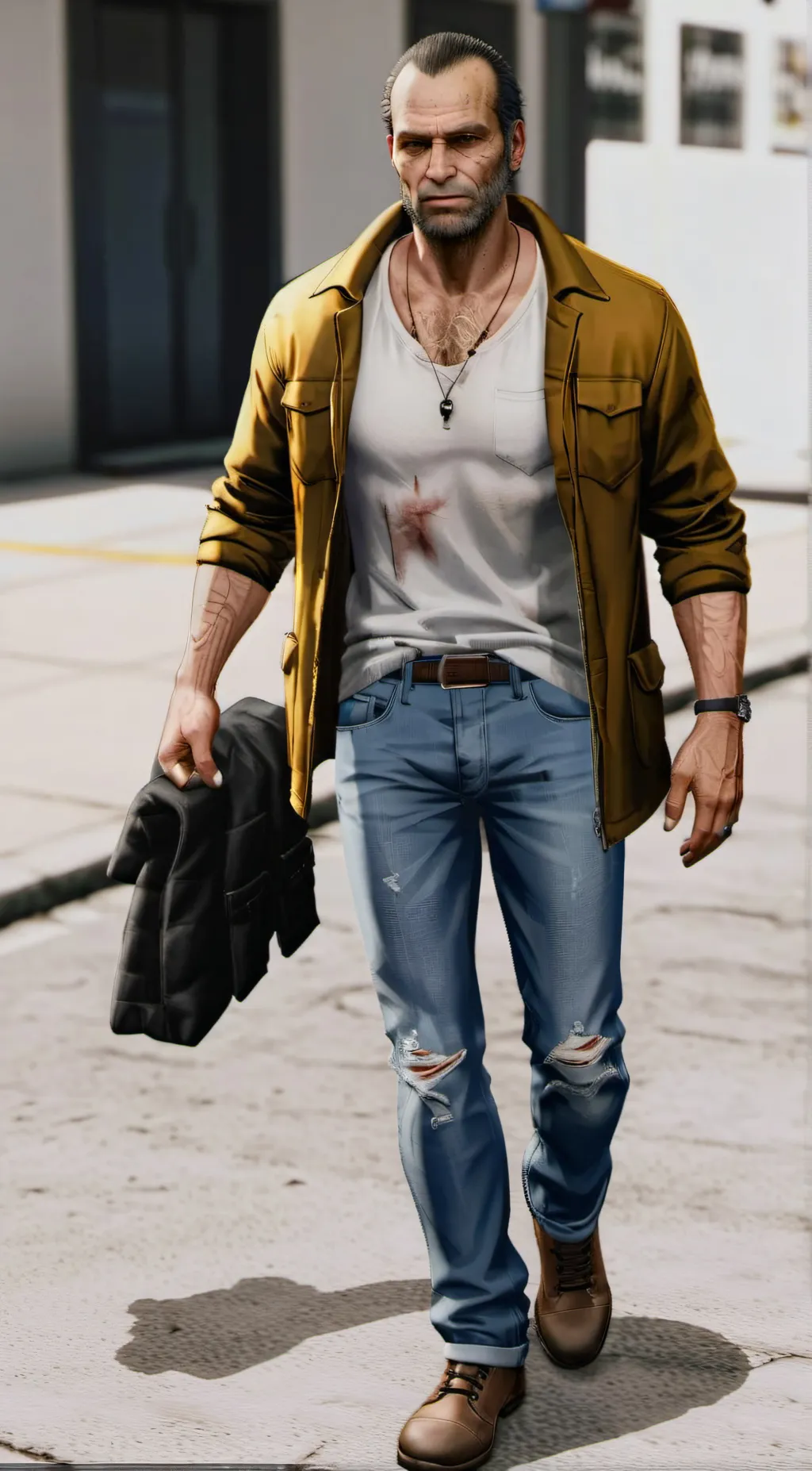 ai character: Trevor Philips background
