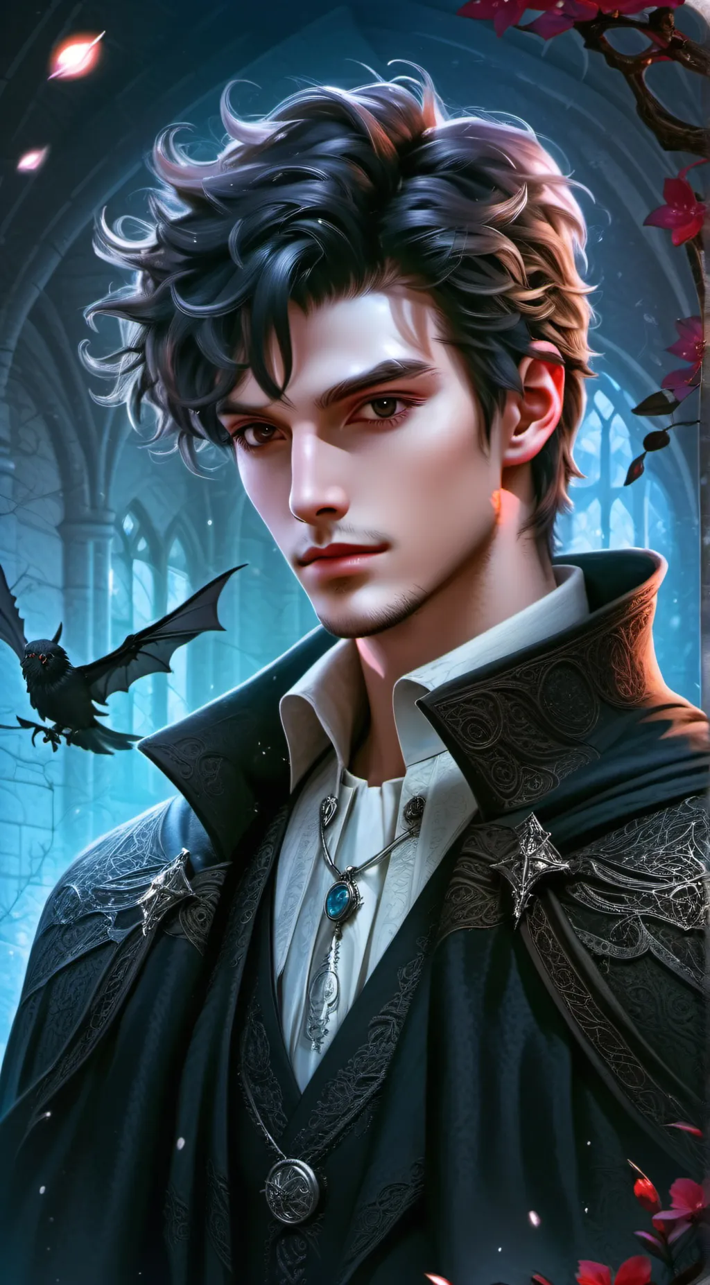 ai character: Mattheo Riddle background