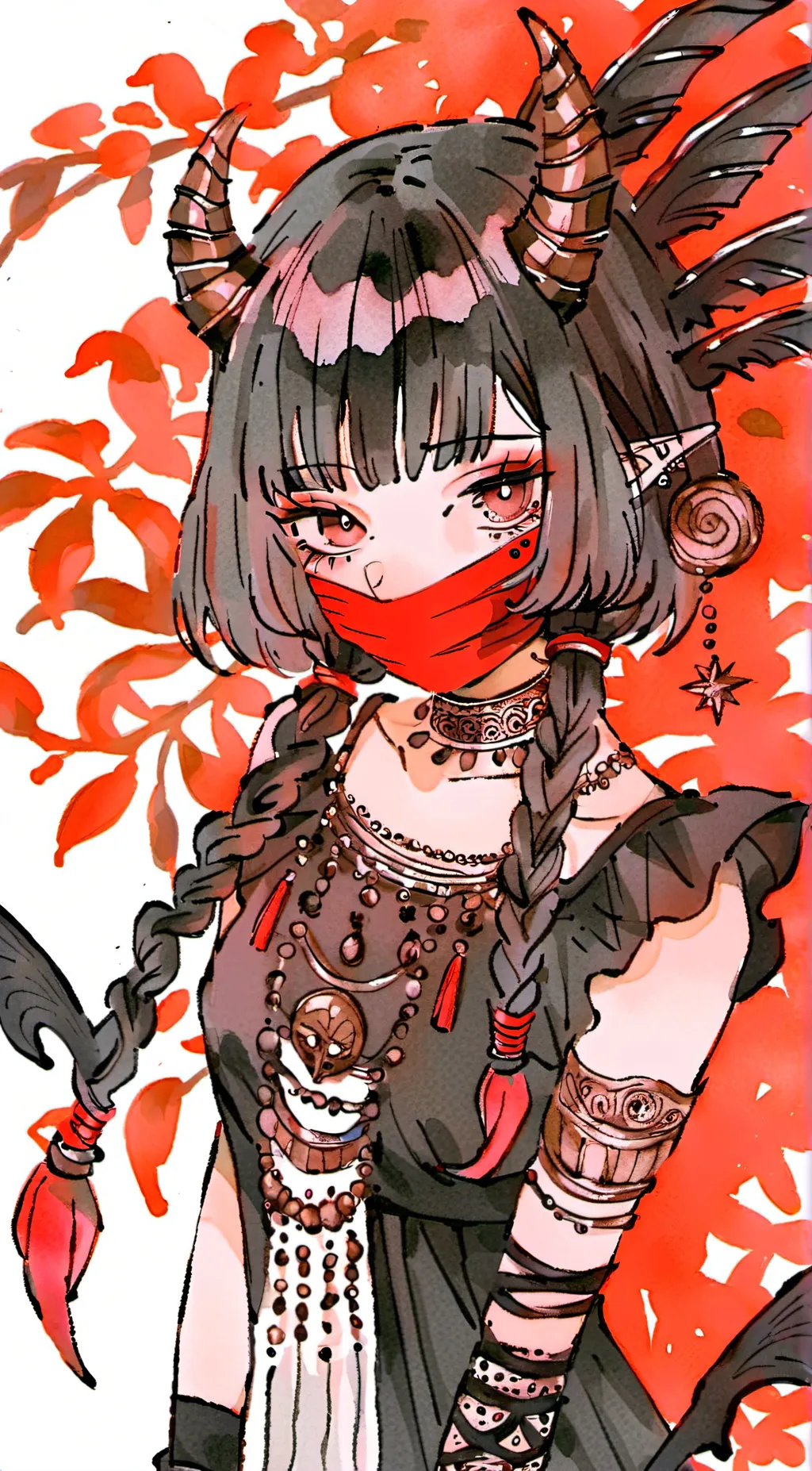 ai character: Misseltoko  background