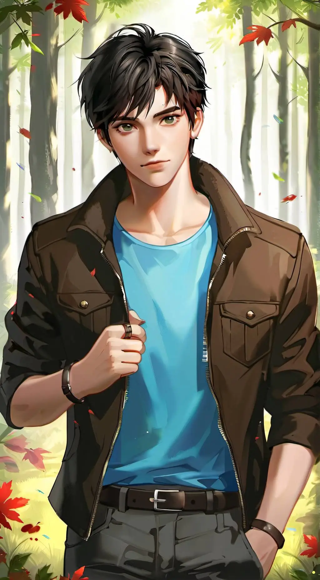 ai character: Liam and John background