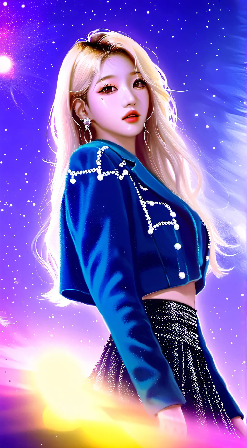 ai character: Soyeon (g)i-dle 💜 background
