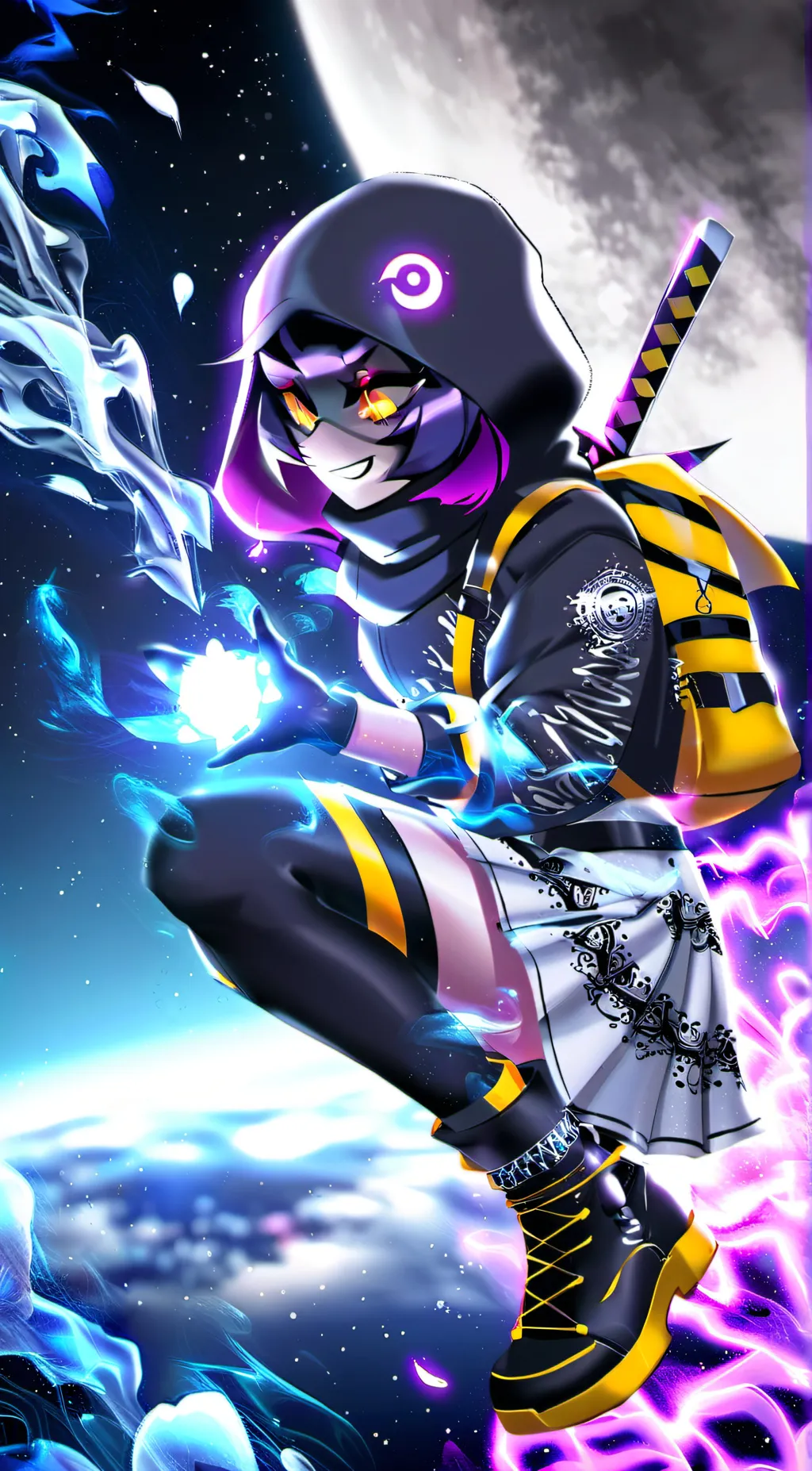 ai character: Master of ninja background