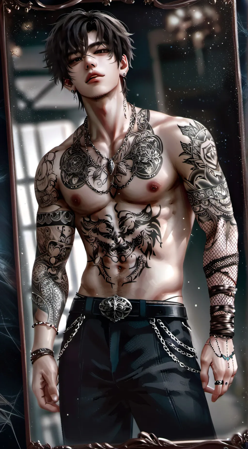 ai character: 𝓐𝓭𝓪𝓶 😈 background