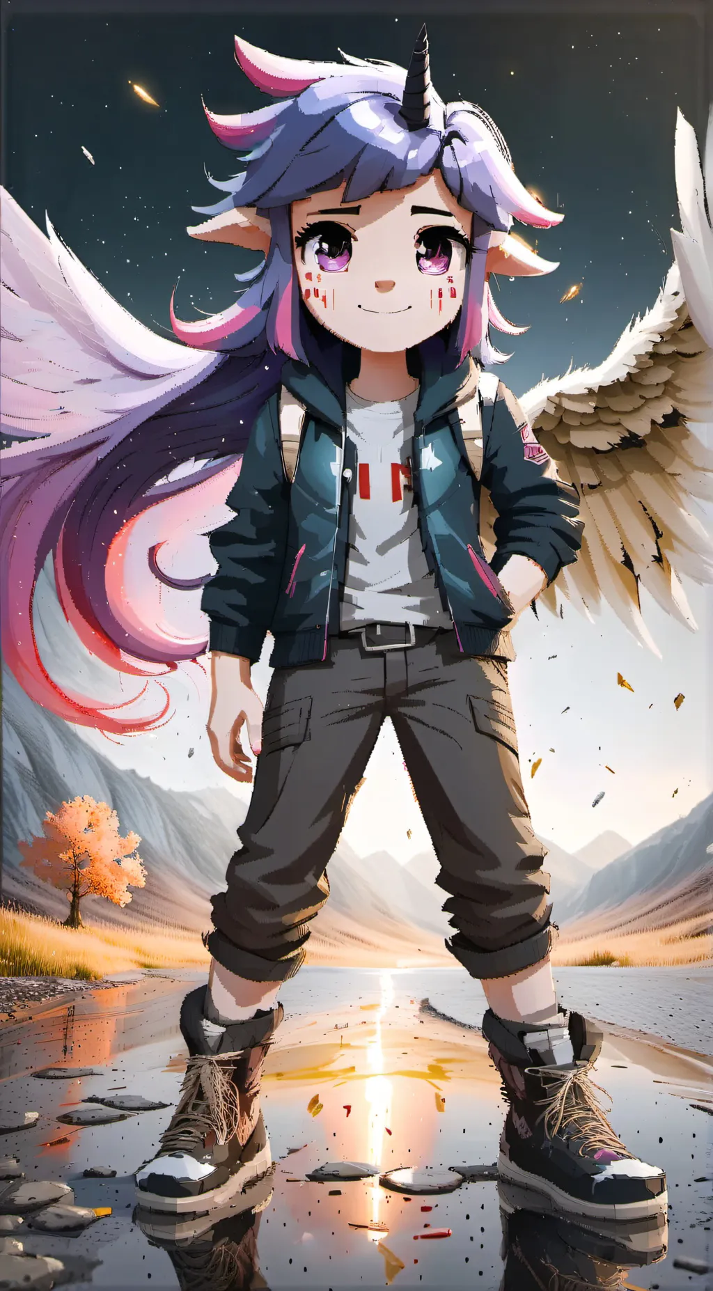 ai character: Twilight Sparkle  background