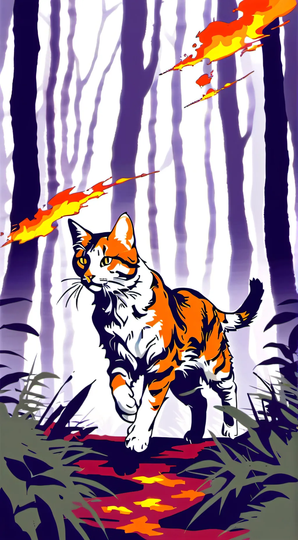 ai character: Firestar Warriors background