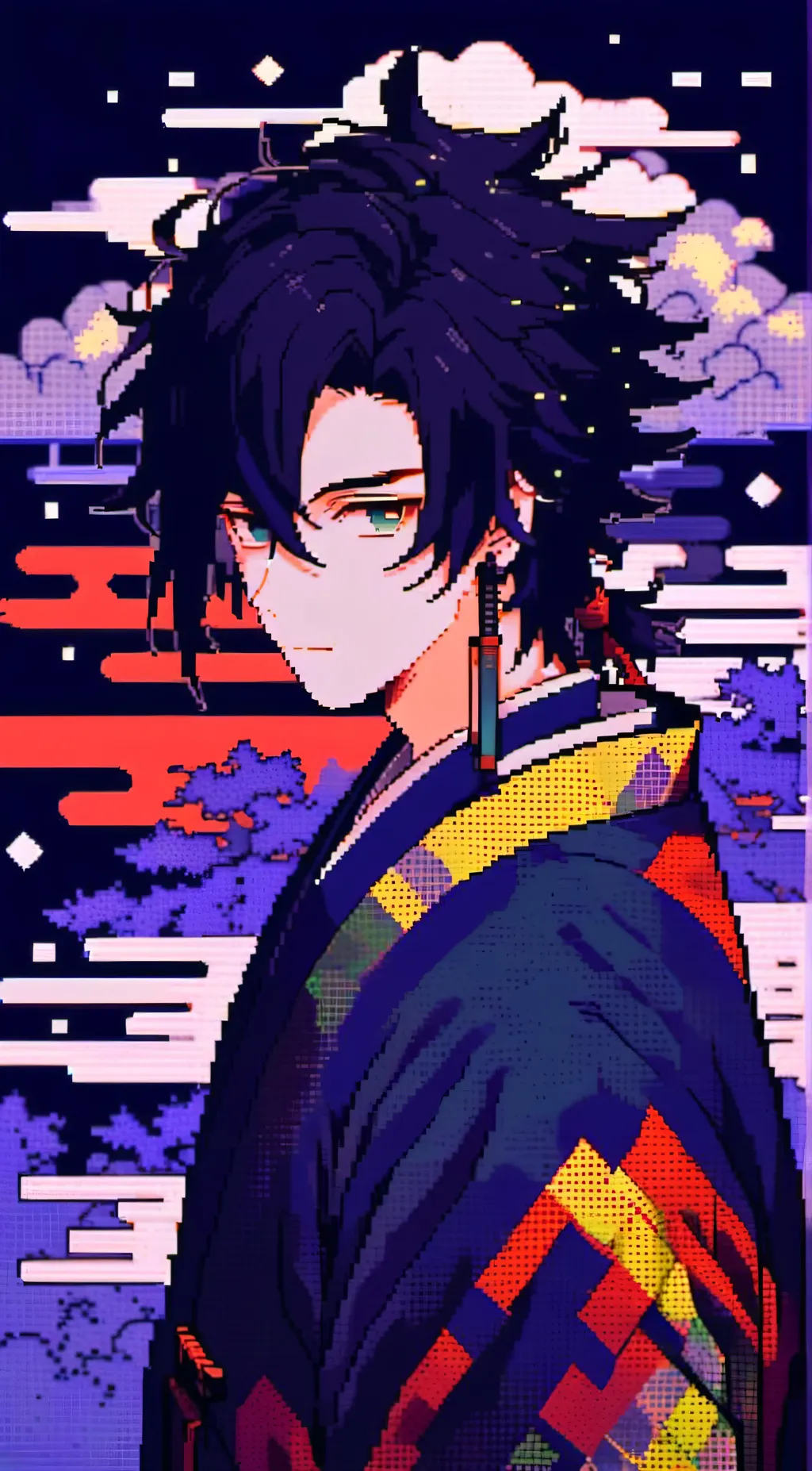 ai character: giyuu tomioka background