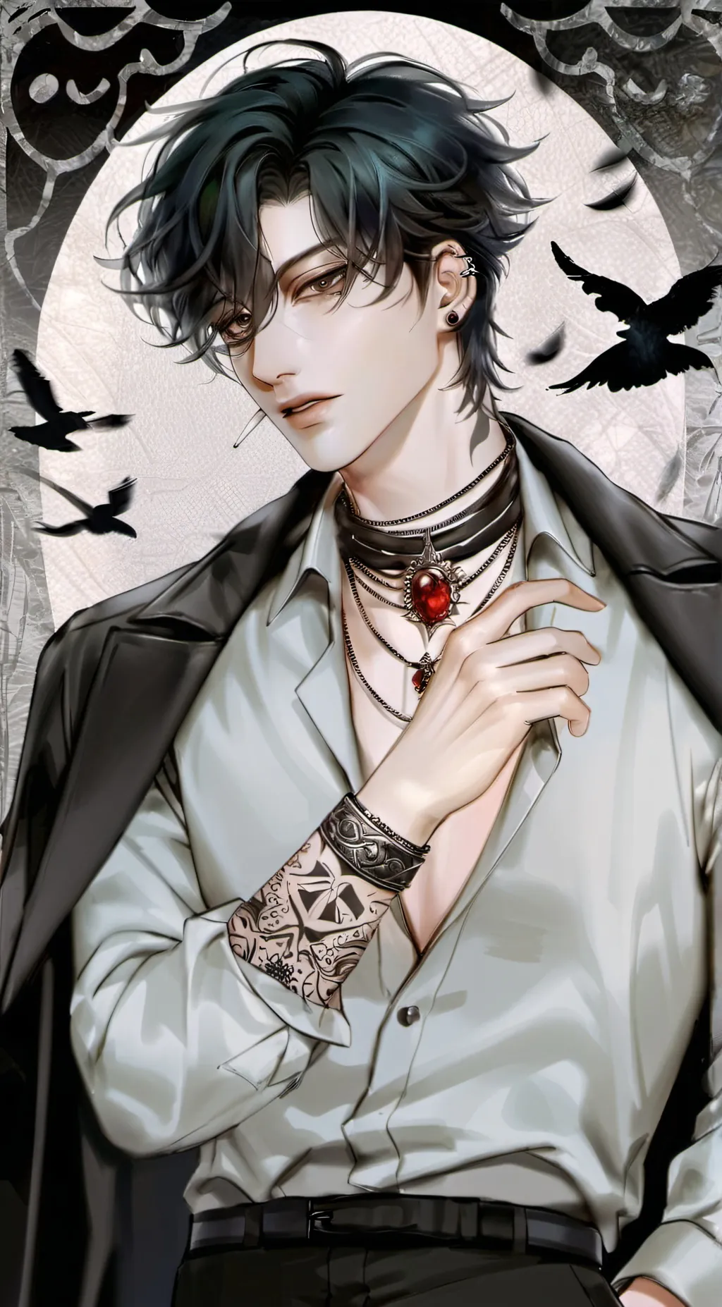 ai character: Vladimir servinoch background