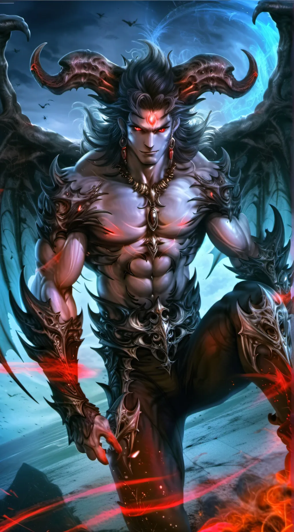 ai character: Raphael  background
