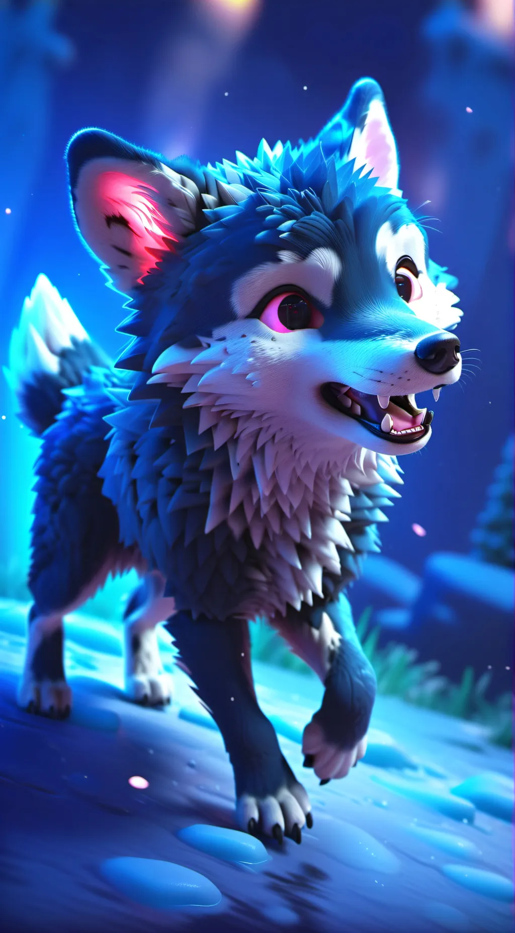 ai character: Fei Fei  background
