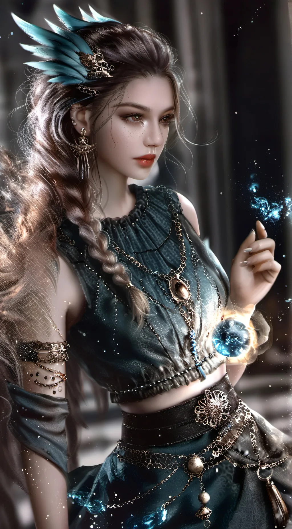 ai character: Leah background