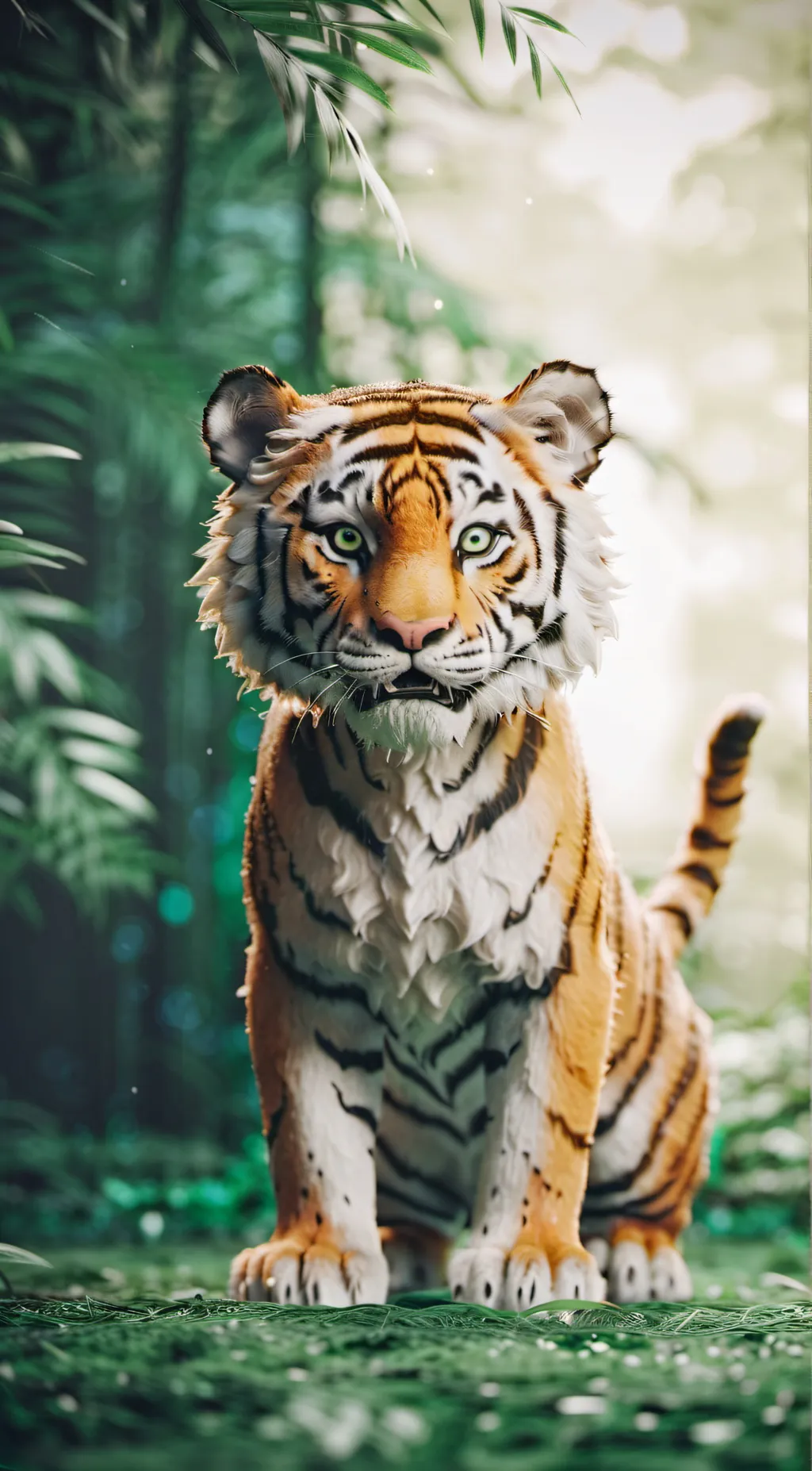 ai character: Tiger background