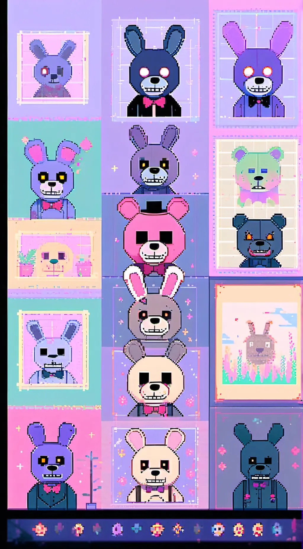 ai character: all fnaf character background
