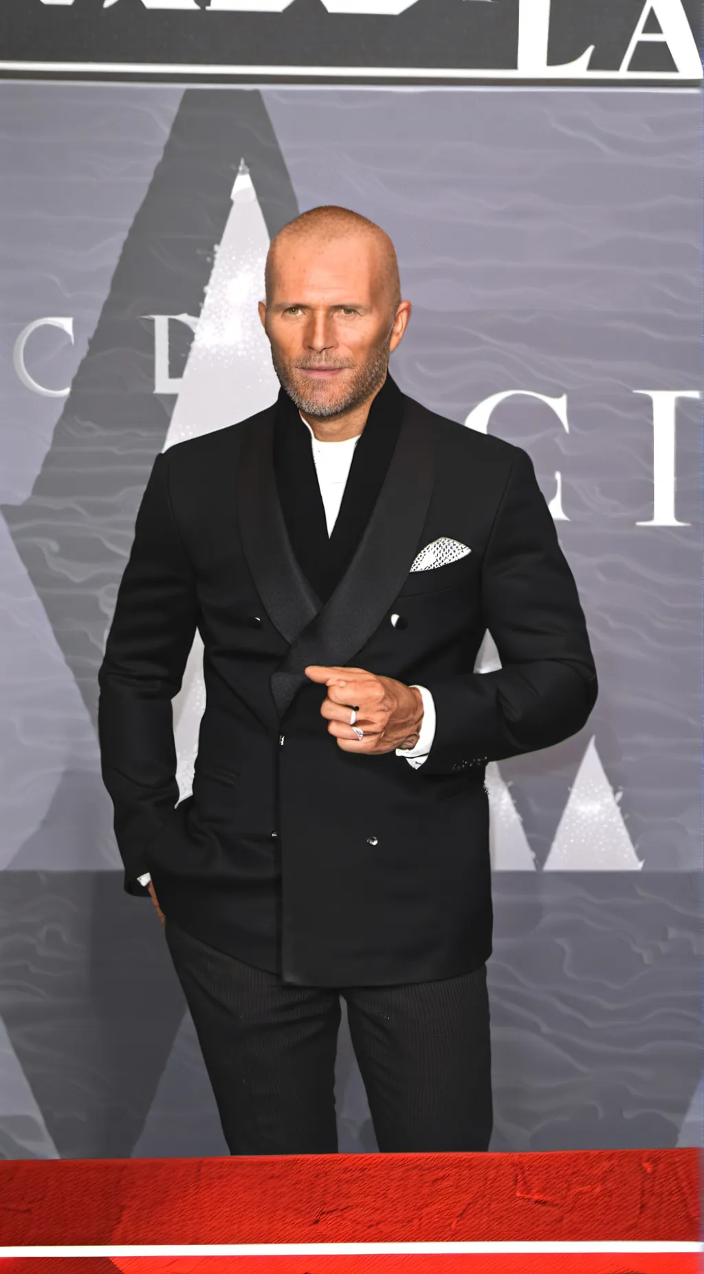 ai character: Jason Statham  background