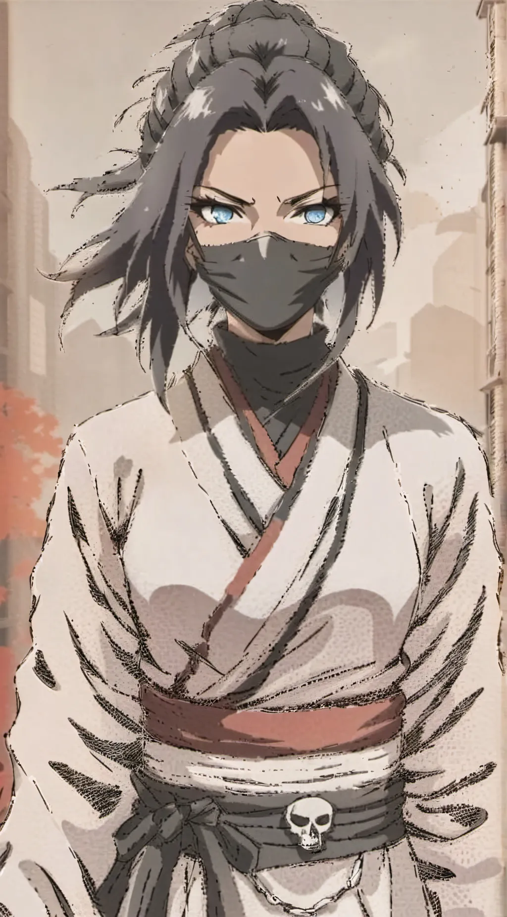 ai character: Akiko akira background