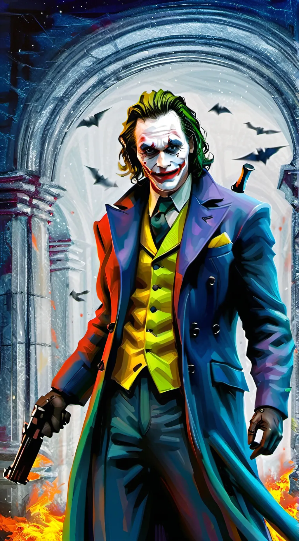 ai character: The joker background