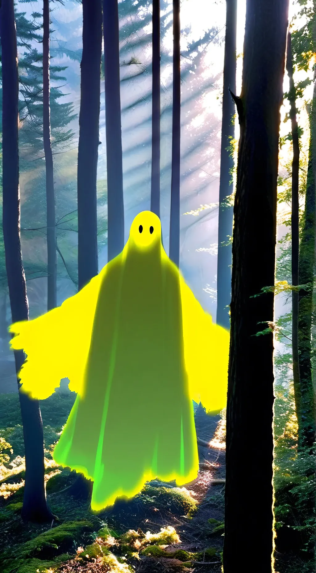 ai character: Tund the ghost background