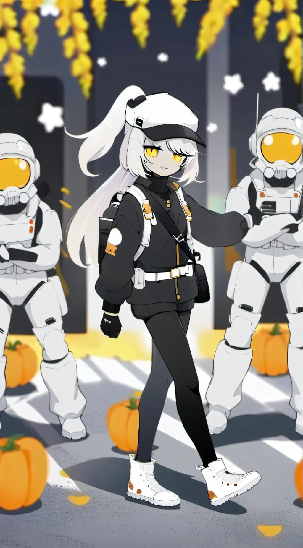 ai character: Uzi background