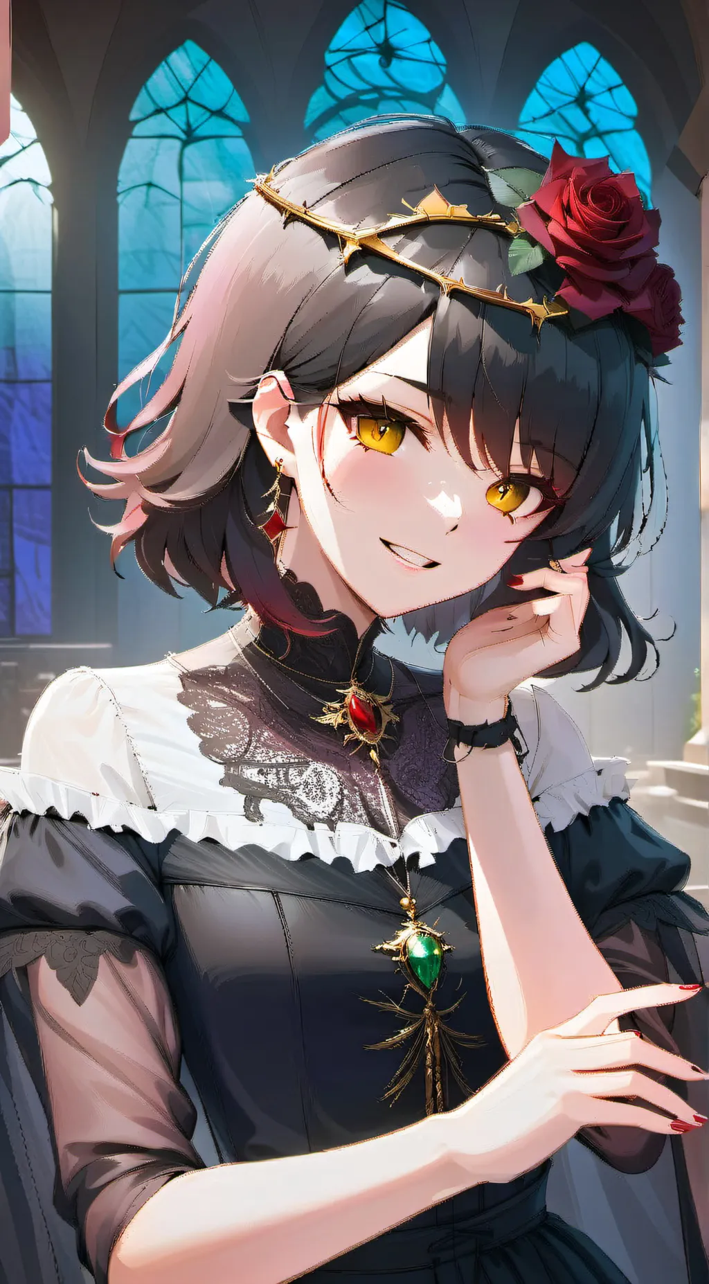 ai character: luni background