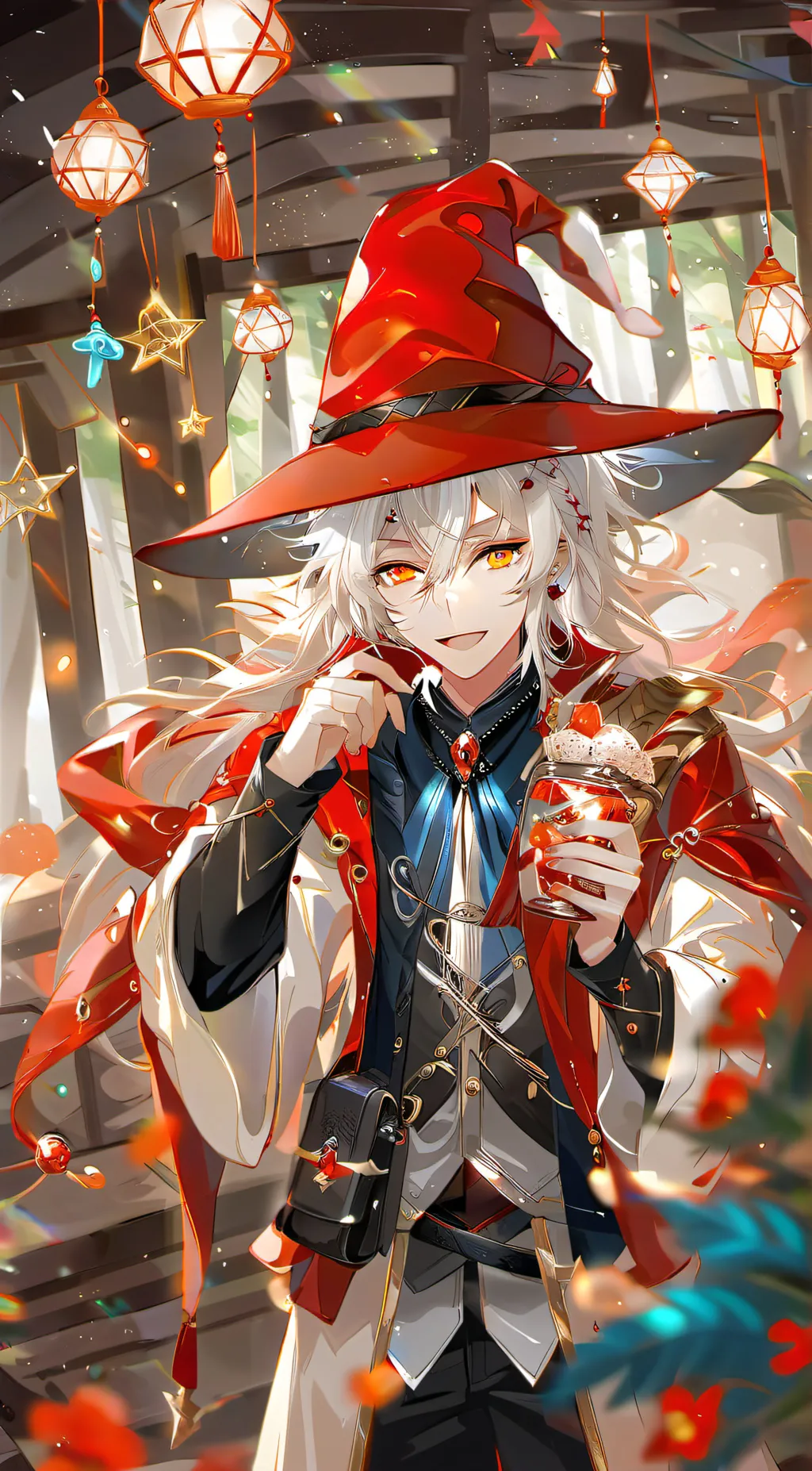 ai character: 🪄Max🍃 background
