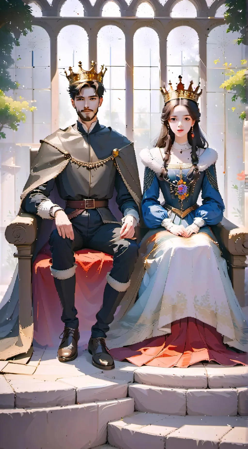 ai character: Ferdinand & Isabel background